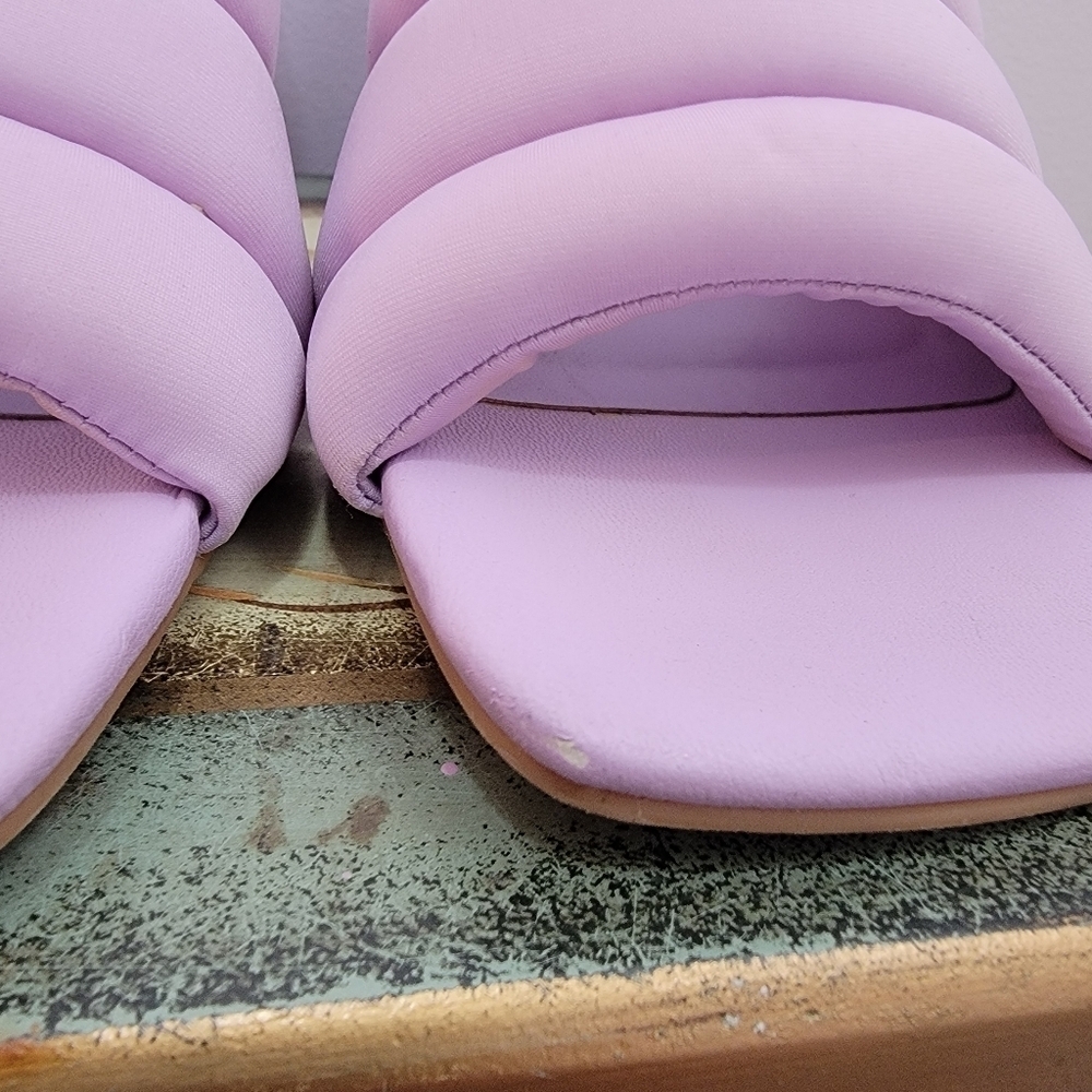 Open Edit Edsheena Lavendar Contoured Heel Slides Size 10 - Picture 8 of 9